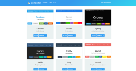 Bootswatch Tema gratuito para bootstrap.